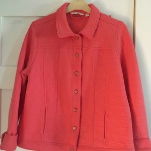 Isaac Mizrahi Live Pink Jacket